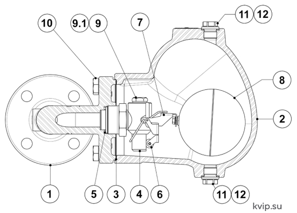 ADCA FA35.1 поплавковый конденсатоотводчик_Р3