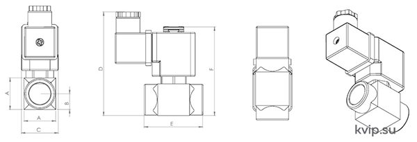 ESKA VALVE ESV 120-121 38-12 Клапаны соленоидные общепромышленные прямого действия_Р1