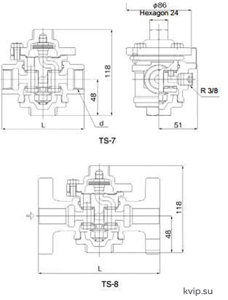 Yoshitake TS-7 Конденсатоотводчик термостатический_Р1